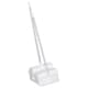 Dustpan w/ Broom, White