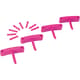 Vikan Wall Bracket Replacement Hooks, Pink