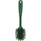 Vikan Medium Dish Brush w/ Scraper, Green