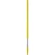 Vikan Stainless Steel Handle, 39", Yellow