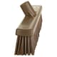 Vikan Combo Broom, 16", Brown