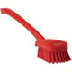 Vikan Long Handle Scrub Brush, Red