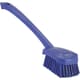 Vikan Long Handle Scrub Brush, Purple